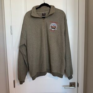 Most Wanted Sports Green Quarter-Zip Sweater Harley-Davidson-Rocky Mountains SZL